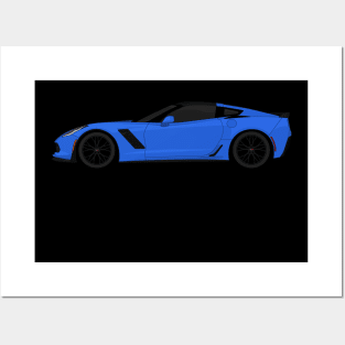 Z06 BLUE Posters and Art